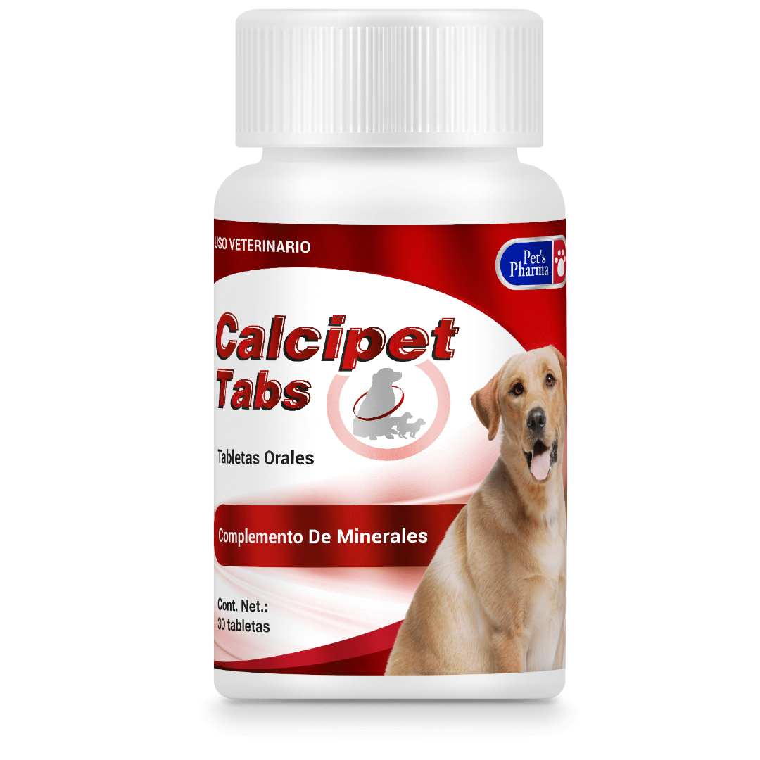 Calcipet Tabs Pet's Pharma - 30 Tabletas Calcipet Tabs Pet's Pharma - 30 Tabletas